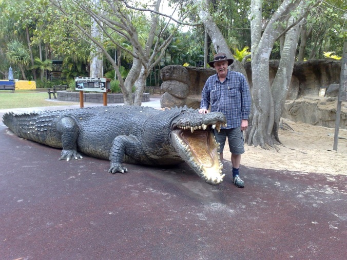Crocodiles used to grow this large